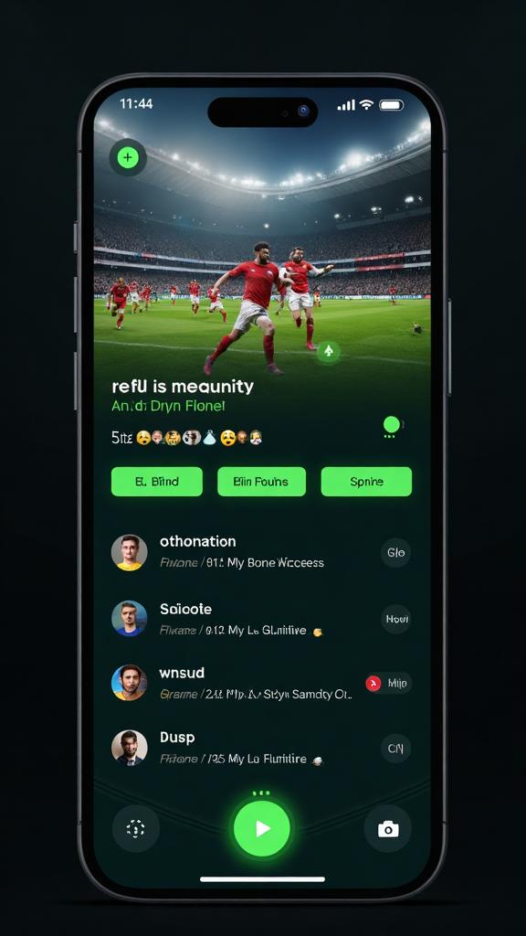Revel streaming interface on mobile